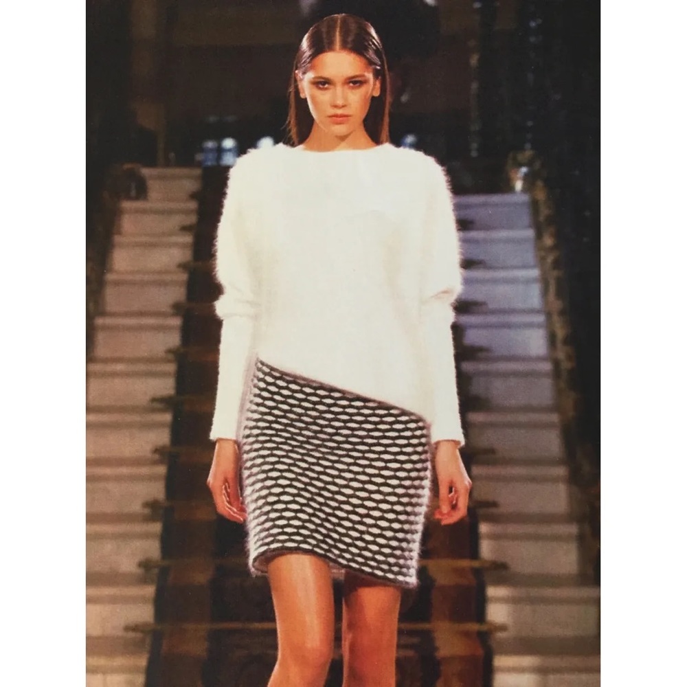 Jay Ahr Knit Dress S White
